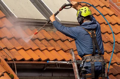 Démoussage et hydrofuge de toiture à Castineta